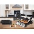 Электрогриль прижимной контактный ECG KG 2033 Duo Grill & Waffle 2000 Вт антипригарное открытие 180 градусов двусторонние панели планча вафельница барбекю терморегулятор на каждую панель