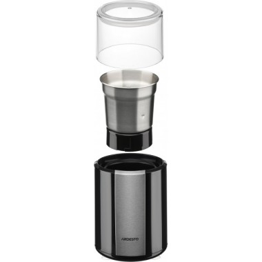 Кофемолка роторная электрическая Ardesto WCG-8301 200Вт съемная чаша на 60 гр импульсный режим металл