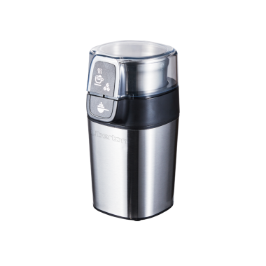 Кофемолка с 2 съемными чашами электрическая роторная Liberton LCG-2304 200Вт на 70 гр чоппер автоблокировка металл 