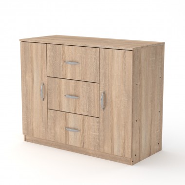 Комод для вещей Компанит 3+2 Дуб Сонома (1110х493х891)