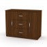 Комод для вещей Компанит 3+2 Орех Экко (1110х493х891)