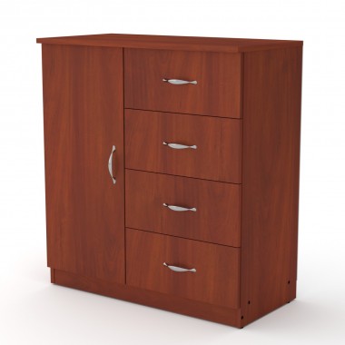 Комод для вещей Компанит 4+1А Яблоня (780х390х849)