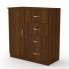 Комод для вещей Компанит 4+1А Орех Экко (780х390х849)