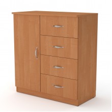 Комод для вещей Компанит 4+1А Ольха (780х390х849)
