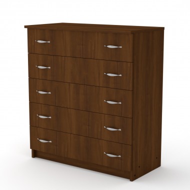 Комод для вещей Компанит 5L Орех Экко (803х380х891)