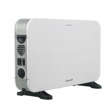 Конвектор электрический обогреватель ViLgrand VCH7143UTR_W 2 кВт 22м вентилятор TURBO ускоренный обогрев 6 режимов терморегулятор настенный напольный