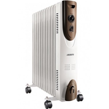 Масляный обогреватель радиатор 11 секций ARDESTO OFH-11X1 2500Вт 3 уровня терморегулятор батарея 25м защита от перегрева опрокидывания
