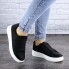 Женские сникеры стильные Shoes Cooter 36 (22,5 см) 2119 нубук черные с белой подошвой легкие
