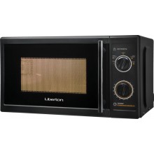 Микроволновая печь 20л Соло LIBERTON LMW-2077M  СВЧ 700 Вт 5 уровней мощностей эмаль черный