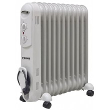 Масляный обогреватель радиатор 11 секций PRIME Technics HMR 1121 2300Вт 24 м² 3 режима обогрева термостат терморегулятор защита от перегрева белый