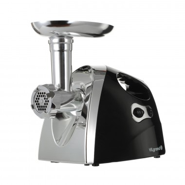 Мясорубка электрическая 3 в 1 Vilgrand V203-BRMG_b 2000 Вт реверс 3 насадки колбаса кеббе соковыжималка Черная
