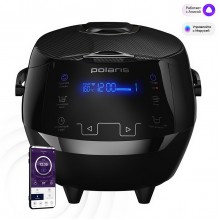 Мультиварка Wi-Fi с керамическим покрытием Polaris PMC 0526 IQ Home 860 Вт Мультиповар 21 программа 300 режимов су-вид книга рецептов управление с телефона