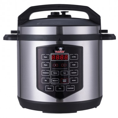 Мультиварка с антипригарным покрытием 10 в 1 YUMMY YPC-601X  11 программ 1200 Вт скороварка выпечка  духовка конфи су вид мультиповар копчение