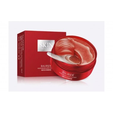 Гидрогелевые  патчи для глаз антивозрастные целительные BAURSDE MOISTURIZING ELASTIC EYE MASK Skin Ageless Secret омолаживающие  экстракты морских красных водорослей листьев розмарина и гиалуроновой кислоты  60 шт
