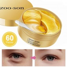 Гидрогелевые патчи под глаза антивозрастные ZOO:SON CAVIAR ELASTICITY HYDRATING EYE MASK с экстрактами черной икры осетра ирландского мха золотом 60 шт Гидрогелевые патчи под глаза антивозрастные ZOO:SON CAVIAR ELASTICITY HYDRATING EYE MASK с экстрактами черной икры осетра ирландского мха золотом 60 шт