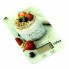 Весы кухонные электронные платформа Rotex RSK14-P Yogurt стеклянные разноцветные