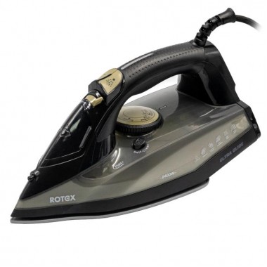 Утюг паровой керамическое покрытие Rotex RIC40-C Ultra Glide 2400 Вт Черный с серым