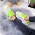 Женские кроссовки Shoes WOW 41 (26 см) 9712 белые c салатовым