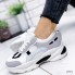 Женские кроссовки Shoes Grace 38 (24 см) 9773 белые c серым