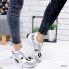 Женские кроссовки Shoes Grace 38 (24 см) 9773 белые c серым