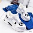 Женские кроссовки Shoes Grace 38 (24 см) 9773 белые c серым