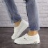 Женские кроссовки Shoes Jock 37 (22,5 см) 1638 белые экокожа легкие в дырочку