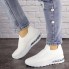 Женские кроссовки Shoes Lambert 36 (23 см) 1524 белые сетка текстиль 