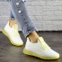 Женские кроссовки Shoes Naya 36 (23,5 см) 1505 белые с желтым сетка текстиль стильные