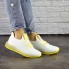 Женские кроссовки Shoes Naya 36 (23,5 см) 1505 белые с желтым сетка текстиль стильные