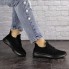 Женские кроссовки Shoes Felix 38 (24 см) 1578 черные сетка текстиль 