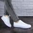 Женские кеды Shoes Flash 36 (23 см) 1792 белые текстиль резина летние
