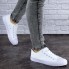 Женские кеды Shoes Flash 36 (23 см) 1792 белые текстиль резина летние