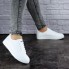 Женские кроссовки кеды Shoes Nala 36 (22,5 см) 1868 белые экокожа легкие в дырочку летние