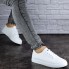 Женские кроссовки кеды Shoes Nala 36 (22,5 см) 1868 белые экокожа легкие в дырочку летние
