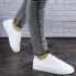Женские кроссовки кеды Shoes Nala 36 (22,5 см) 1868 белые экокожа легкие в дырочку летние