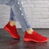 Женские кроссовки Shoes Stella 36 (23 см) 1577 красные сетка текстиль 