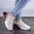 Женские кроссовки Shoes Jedi 36 (23 см) 1890 бежевые сетка текстиль легкие