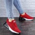 Женские кроссовки Shoes Jedi 36 (23 см) 1888 красные сетка текстиль легкие