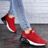 Женские кроссовки Shoes Jedi 36 (23 см) 1888 красные сетка текстиль легкие