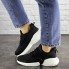 Женские кроссовки Shoes  Addie 37 (24 см) 1655 черные текстиль стильные