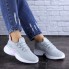 Женские кроссовки Shoes Ripple 36 (23,5 см) 1730 серые текстиль стильные