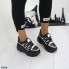 Сникерсы Shoes 36 (23 см) женские 6044 с голограммой Черные