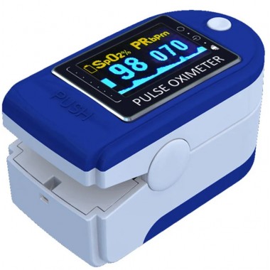 Пульсоксиметр на палец Pulse Oximeter Соntес CMS50D взрослые дети измеритель кислорода в крови частота пульса пульсометр оксиметр портативный
