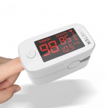 Пульсоксиметр на палец Pulse Oximeter Yimi Life YM101 взрослые дети измеритель кислорода в крови частота пульса точный белый пульсометр оксиметр портативный