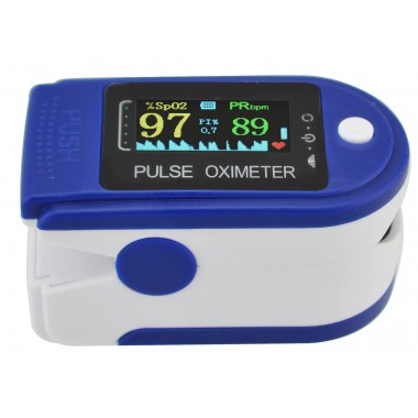 Пульсоксиметр на палец Pulse Oximeter SJM Technology JN P01 TFT взрослые дети измеритель кислорода в крови частота пульса точный пульсометр оксиметр портативный