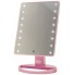 Зеркало косметическое настольное с LED подсветкой Rotex RHC25-P Magic Mirror 22 светодиода для макияжа Розовое
