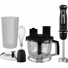 Блендер погружной ручной многофункциональный 5 в 1 SCARLETT SC-HB42K05 1200W TURBO импульсный режим 16 скоростей черный мощный Блендер погружной ручной многофункциональный 5 в 1 SCARLETT SC-HB42K05 1200W TURBO импульсный режим 16 скоростей черный мощный