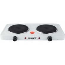 Настольная электроплита SCARLETT SC HP 700S02 1000Вт чугунная 2 конфорки блин