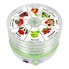 Сушилка для овощей и фруктов мяса рыбы электрическая  Rotex  RD310-W 360 Вт 5 секций ярусов 