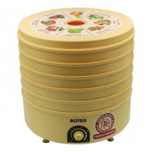 Сушилка для овощей и фруктов мяса рыбы электрическая  Rotex RD-620-Y 520 Вт 5 секций ярусов новинка